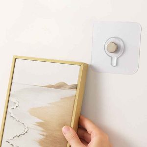 4 قطع شنكل تعليق البراويز اللاصق - تثبيت بدون مسامير