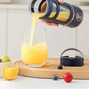 خلاط فواكه محمول 450مل مع شاشة LED رقمية