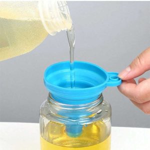 قطعتين قمع مطاطي صغير قابل للطي