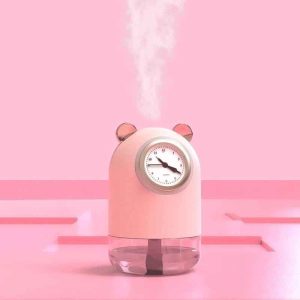 مرطب هواء صغير 300 مل مع إضاءة ليلية – هادئ ومحمول