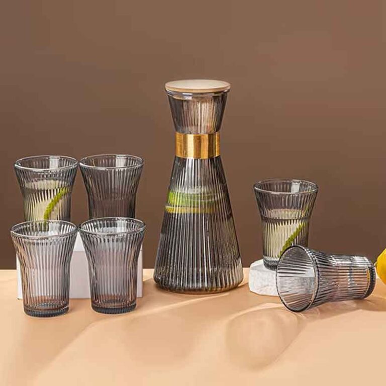 طقم شاف وكاسات عصير