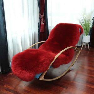 سجادة ناعمة بشكل السحابة من الفرو الصناعي – لمسة فخمة لغرفة النوم