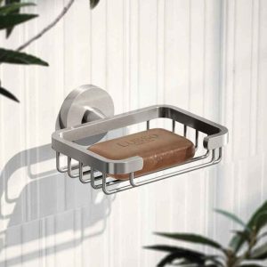 صحن صابون جداري من الألمنيوم – أنيق ومتين